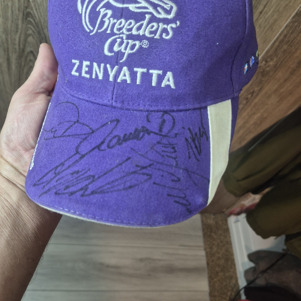Autographed 2010 Breeders' Cup Purple Cap